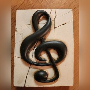 Black Treble Clef Wall Art
